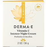 Derma E Vitamin C Intense Night Cream, Parabens Free, Vegan, 2 Ounces (Pack of 1)