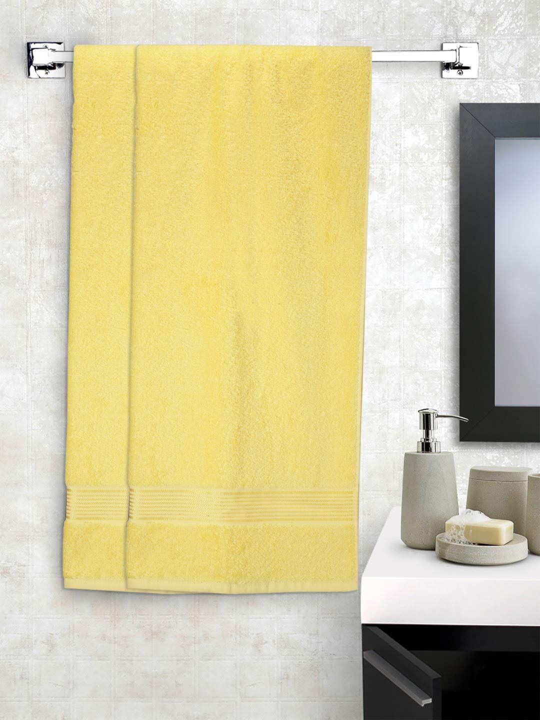Lorena 100 Cotton SuperSoft Terry Towels 2pc Bath Towel (d`Ross