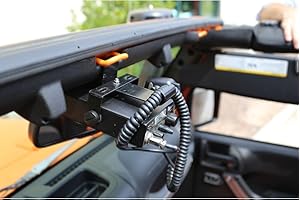 Rugged Ridge 11503.95 Cb Radio Mounting Bracket 2007-2018 Jeep Wrangler(JK)