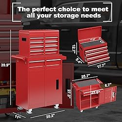 AirWire 5-Drawer Tool Chest, Rolling Tool Storage