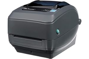 GX430T Zebra Printer – Thermal Transfer Desktop for Shipping Labels, Barcodes, Receipts, Tags, Wrist Bands – USB Interface, 4
