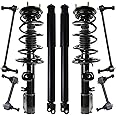 Detroit Axle - AWD Front Struts & Coil Spring + Rear Shock Absorbers + Front & Rear Sway Bars Replacement for 2013-2018 Ford Explorer 3.5L