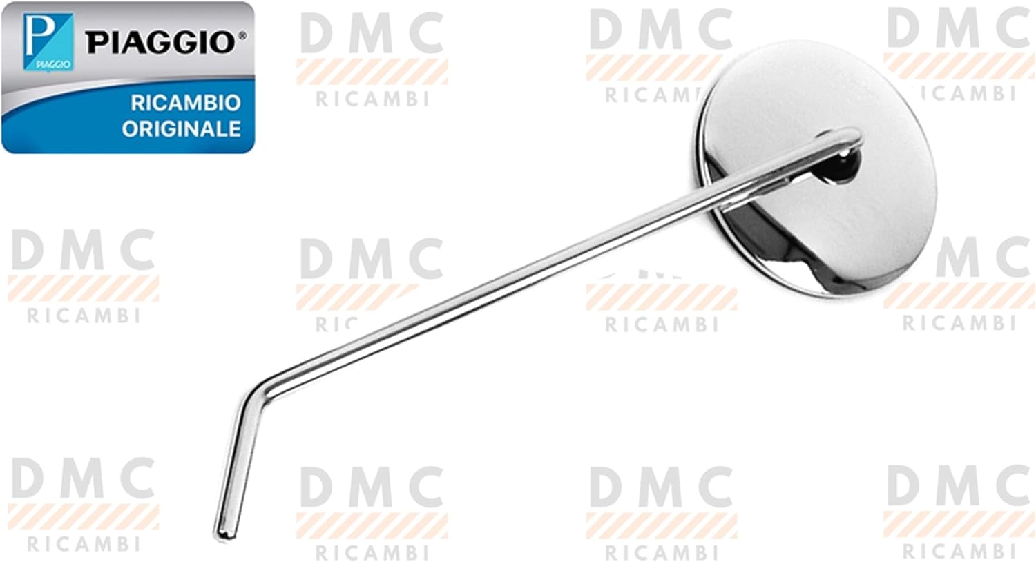 SPECCHIETTO RETROVISORE SINISTRO SX CROMATO VESPA PX 150////