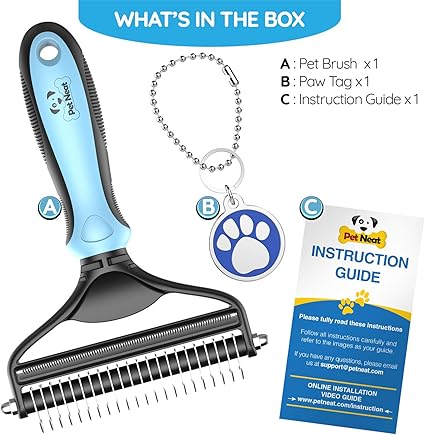 pet neat grooming brush