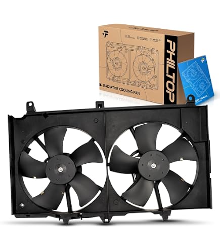 Amazon.com: BOXI Dual Radiator A/C Condenser Cooling Fan Motor