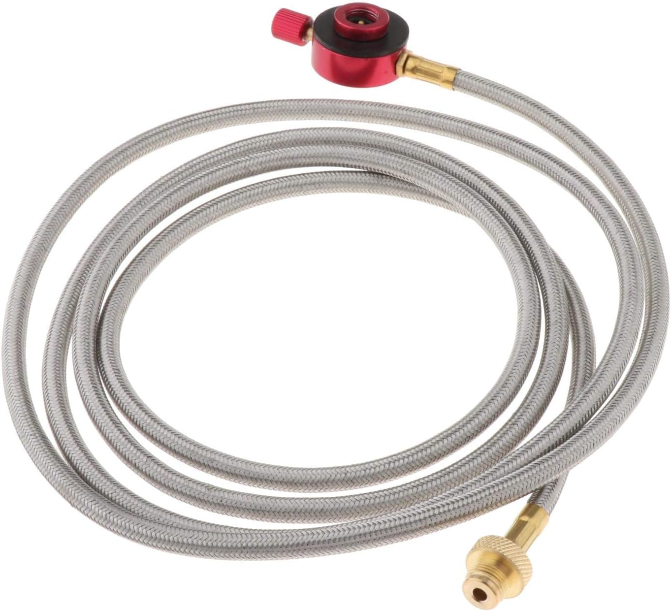 T TOOYFUL Adjustable Propane Regulator Hose, Gas Grill Regulator Hose