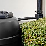 Charles Bentley 210L Water Butt Set with Tap Stand Filler Kit Black view 3