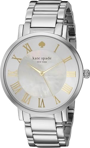 Amazon Com Kate Spade New York Women S 1yru0476 Gramercy Grand Stainless Steel Watch With Link Bracelet Watches