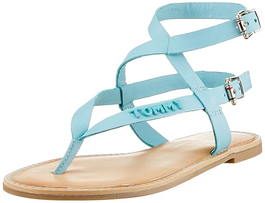 Tommy Hilfiger Damen Iconic Flat Strappy Sandal Zehentrenner