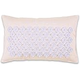 Kanjo Premium Unscented Acupressure Pillow - 100% Undyed Cotton Linen - Coconut Husk Fill - Relieves Back Pain and Neck Pain