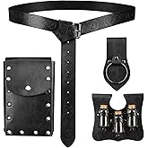 JBKN Renaissance Medieval Belt Viking Pouch Ren Faire Leather Potion Bags for Costume Cosplay