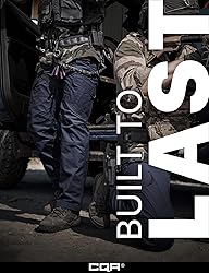 CQR Men's Tactical Pants, Water Resistant Ripstop