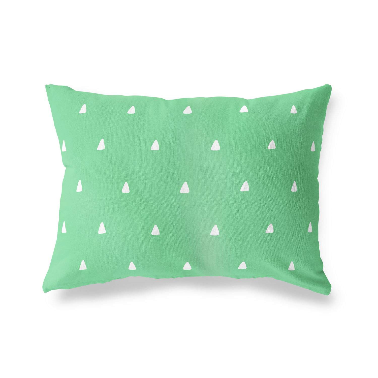 Bonamaison Decorative Cushion Cover Petrol Green & White, Throw Pillow Covers, Home Decorative Pillowcases for Livingroom, Sofa, Bedroom, Size: 35x50 Cm - Designed and Manufactured in Turkey