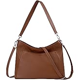 befen Genuine Leather Purse for Women Soft Leather Hobo Crossbody with 2 Detachable Straps Large Womens Purses And Handbags