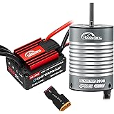 Hobby Fans Brushless 2838 4500KV Motor &amp; 35A Waterproof ESC for Traxxas E-REVO Losi JRX2 H16BM H16DR Redcat Volcano 16 Arrma Typhon Grom Mojave Grom 144001 16890A 1/14 1/16 RC Car