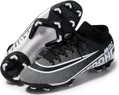 Amazon Com Zquaus Mens Cleats Football Walking Athletic Soccer Shoes Ag Cleats Outdoor Training Shoes