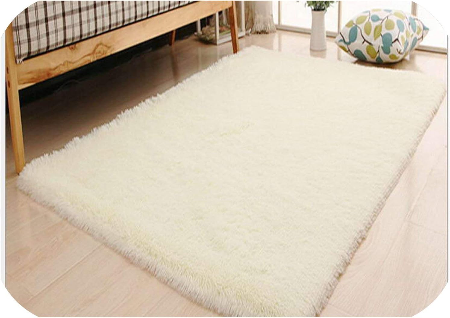 Living Room/Bedroom Rug Anti Skid Soft 150Cm 200Cm Carpet Modern Carpet Mat Purple White Pink Gray 11 Color,Color7,120X160Cm