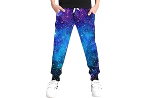 UNICOMIDEA Boys Pants Girls Funny Sweatpants Classical Sports Pants for Kids 6-16Y