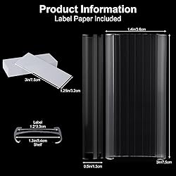 200Pcs Wire Shelf Label Holder,Compatible with
