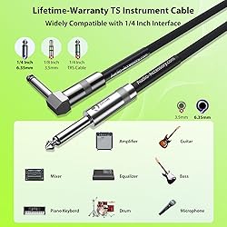 AA AUDIO ACCESSORY 1/4 Instrument Cable 25 ft 2