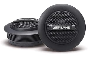 Alpine S-S10TW S-Series 1" Silk Dome Tweeter Set