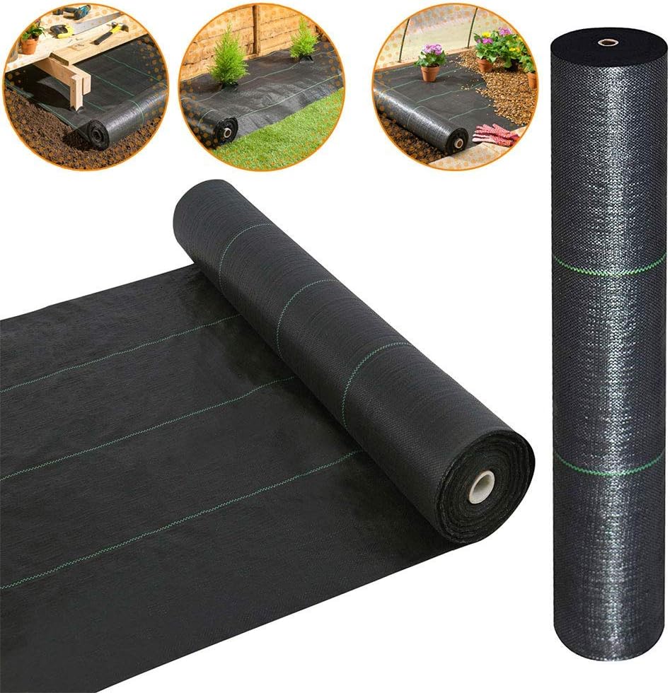 Guilty Gadgets Weed Control Membrane Polypropylene Diy Ground Cover Weed Guard Mat 1 5x8m Gardening Plant Protection Pest Control El Alm Se