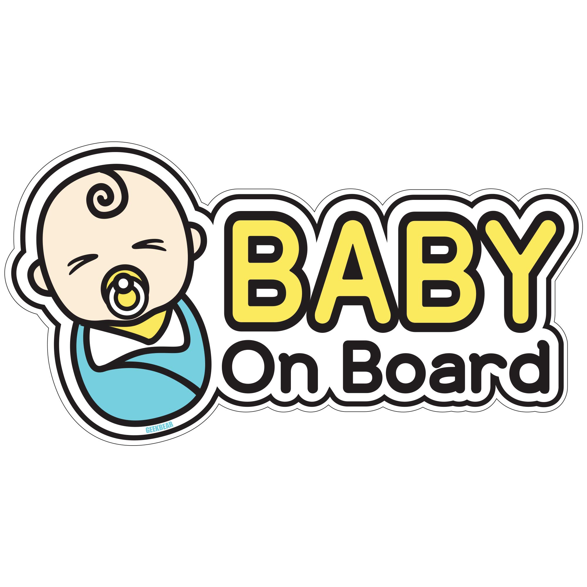 Baby on Board Sign for car (16. Newborn Baby)
