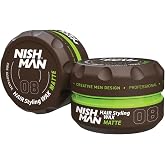 nishman Hair Styling Series (08 Matte Wax CLAY WAX, 150ml)
