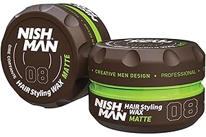 Nishman Matte Finish Hair Styling Wax 08