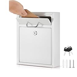 Yaocom Locking Mailbox with Key for Outdoor 10 x 7