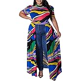 Women's Plus Size High Low Tops Blouse Puff Short Sleeve Mesh See Through Maxi Tunic Shirt Dresses