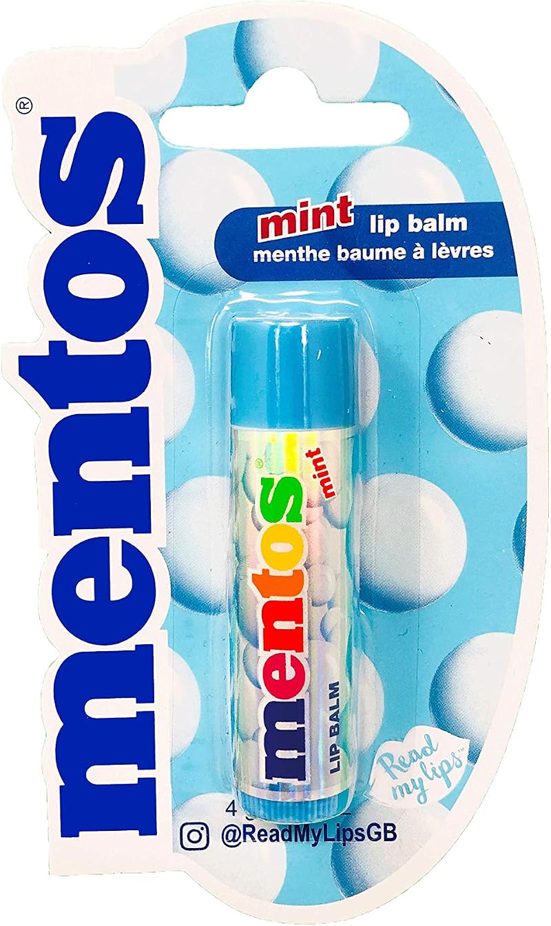 Read My Lips Mentos Mint Lip Balm Single Blue