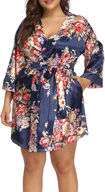 sleep kimono robe