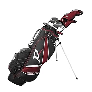 Wilson Staff Deep Red Tour Complete Golf Set Men's, Right Hand