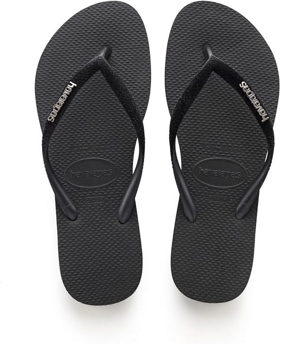 havaianas slim velvet black