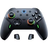 APTGAME Wireless Gaming Switch Pro Controller with Hall Effect Joysticks | Bluetooth Controller for PC,Switch Lite/OLED/Switch 2,Android,IOS;1000HZ Rate,Turbo,Dual Vibration,Screenshot,Ergonomic Grip