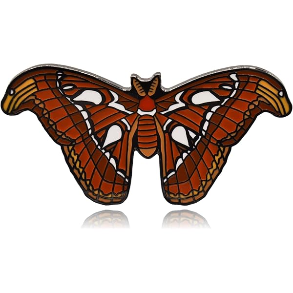 thumbnail image 2 of Death's-head Hawkmoth Moth Patch | Occult Patches & Pins 2 of 14
