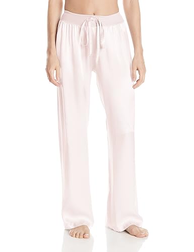 PJ Harlow Women's Jolie Satin Pant With Draw String,Blush,X-Small