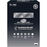 AllerEase Platinum Zip-Off Top Waterproof Mattress Protector King | Allergy protection; removable zip-off top for easy washing; temperature balancing; plush comfort; hot-water washable