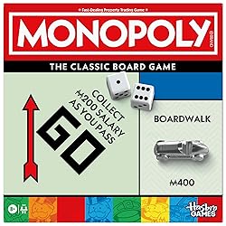 Monopoly Board Game | Classic Game with Storage