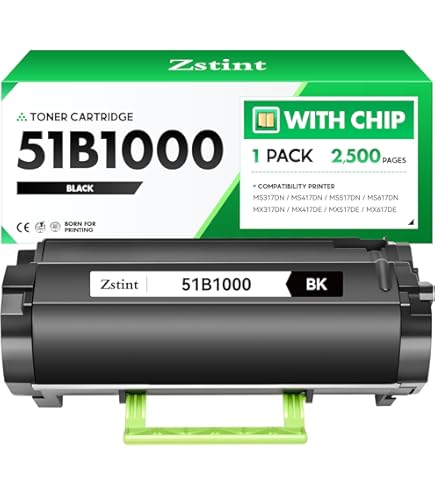 ABC Alternativ Toner Für Lexmark MS317 MS317dn MS417 MS417dn