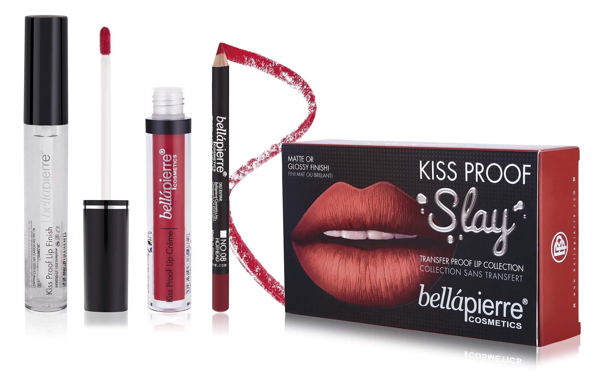bellapierre Cosmetics Ombre Kiss Proof Slay Lip Kit - Hothead, COSBEL081
