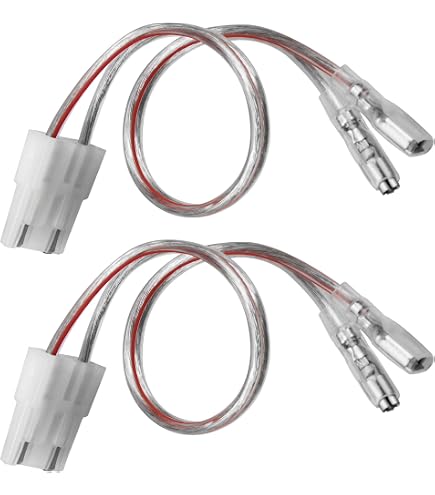 thumbnail interactive-video image 1 of Carpopart 4-Pack Speaker Connector Harness Adapter For Chevrolet Tracker 1998-2004 – 72-4500, 2-Pin, 13cm Cable 1 of 2