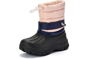 Azooken Kid's Snow Boots Winter Waterproof Slip Resistant Cold Weather Shoes(Little Kid/Big Kid)