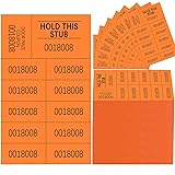 Kosiz 1000 Sheets Raffle Tickets with 10 Bid