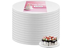 14 PCS Cake Drums 12 Inch, Cake Boards 12 Inch, 12 Inch Cake Drum, Cake Boards 12 Inch Round, Cake Drum 12 Inch Round, 1/2" T