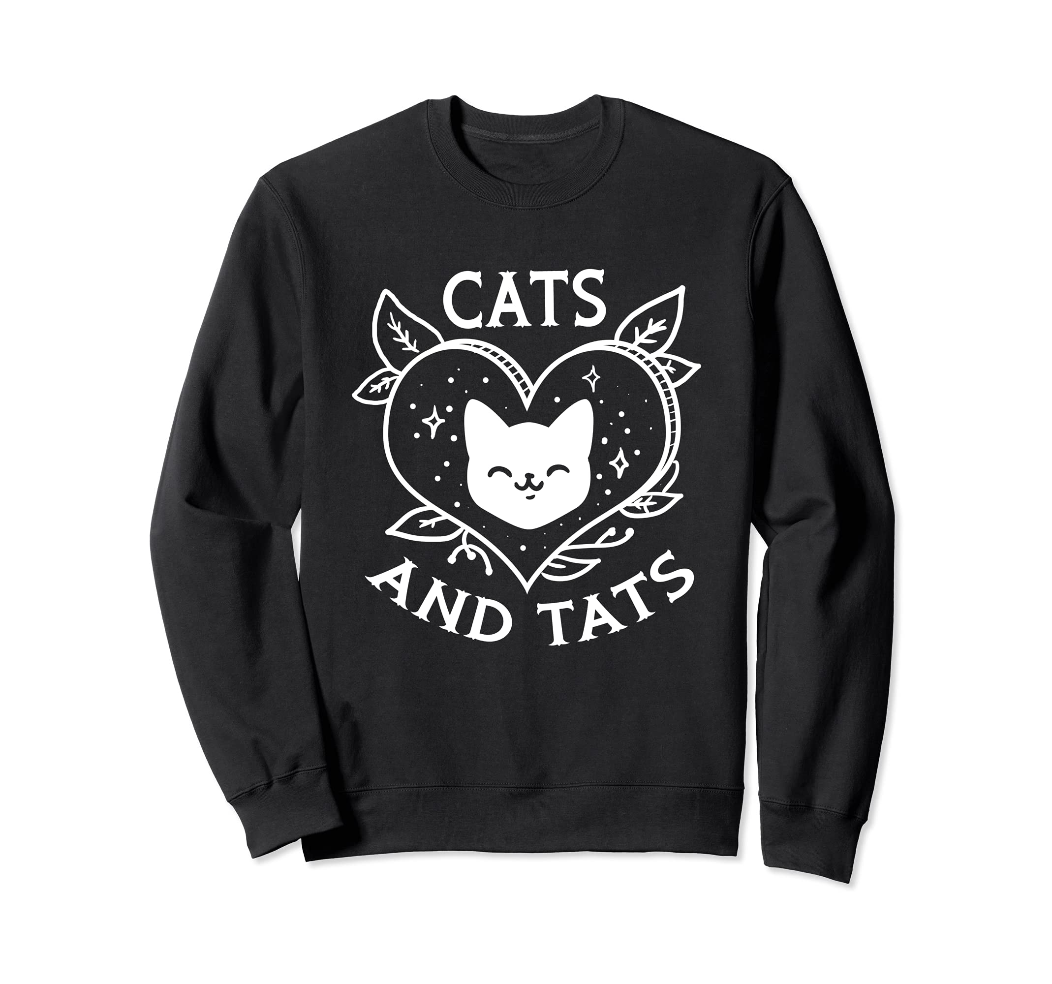 Funny Cats and Tats Product - Tattoo Art Design Sweatshirt