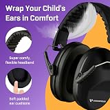 Vanderfields Premium Hearing Protection Ear Defenders 29 dB 2K Hz Midnight Black view 4