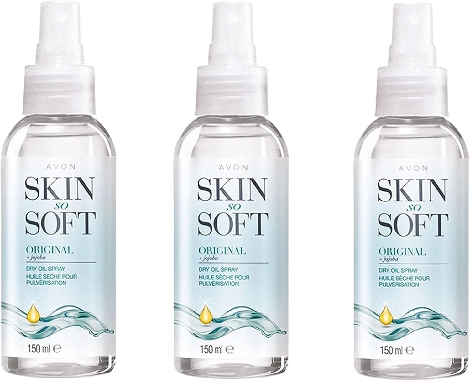 Skin So Soft Original Dry Oil Spray Size Bottle 250 Ml - Pack Of 3 On - View #13