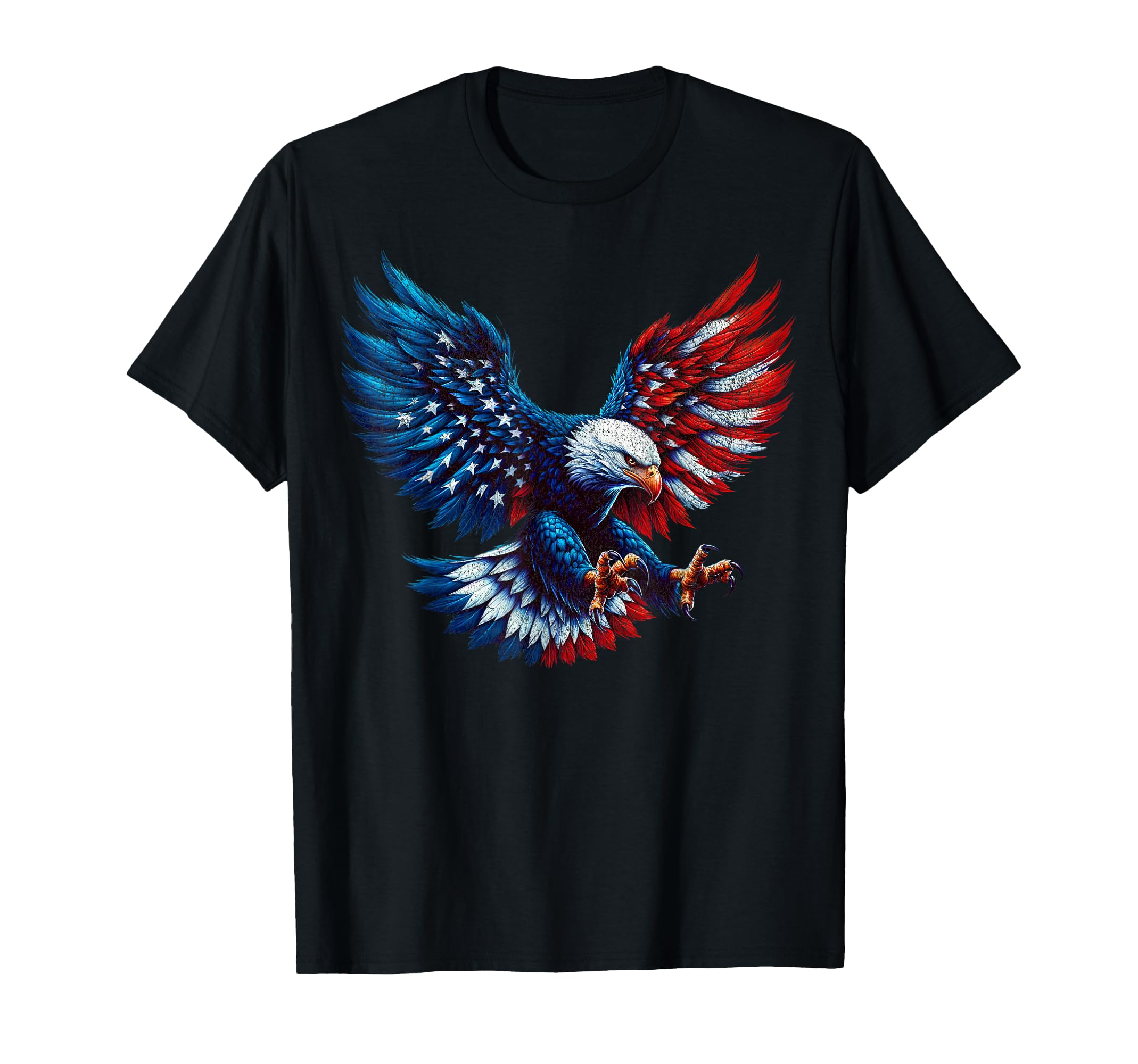 Photo 1 of Size XL American Flag Bald Eagle Patriotic Eagle 4th of July USA T-Shirt